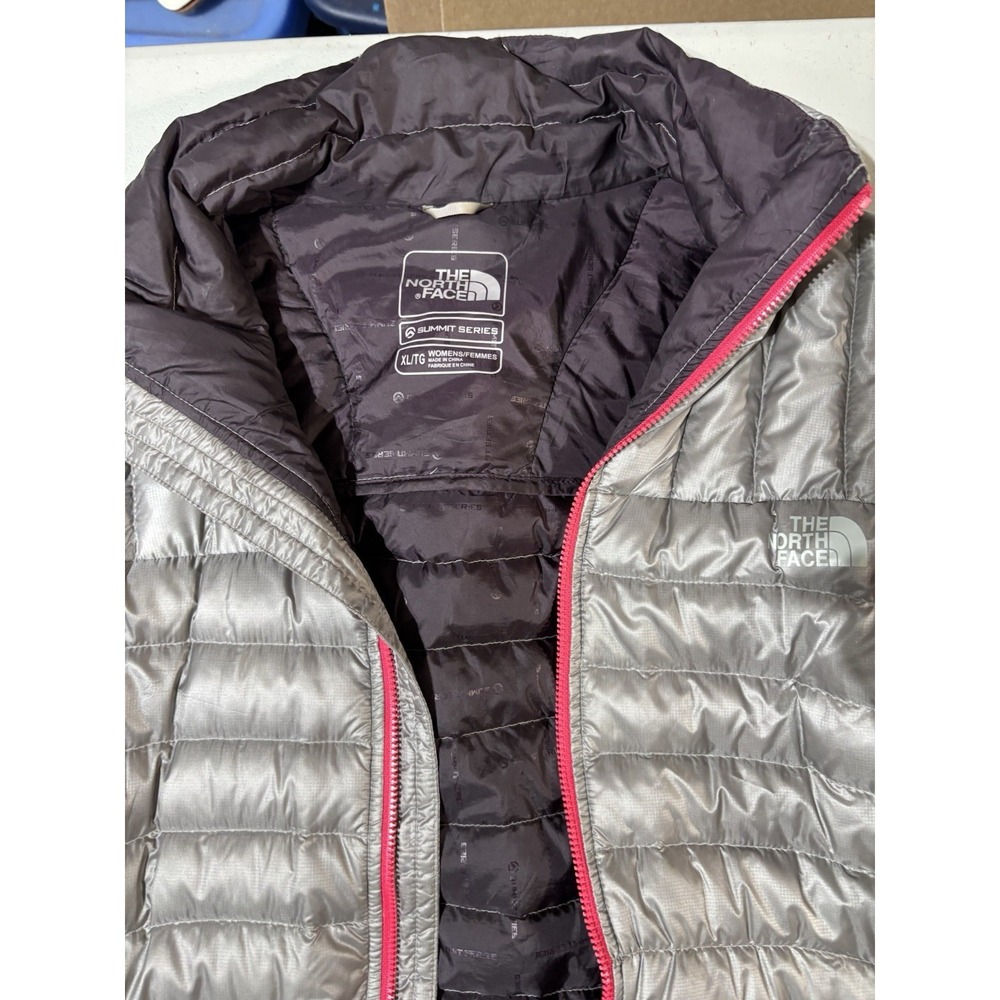 The North Face Summit Series Women's 800 Fill Down‎ Puffer Jacket Gray Size XL - Picture 2 of 8